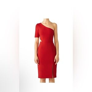 Jill jill Stuart red cut our‎ cocktail dress